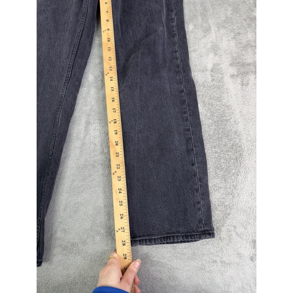 Abercrombie & Fitch The 90s Straight Ultra High Rise Jeans Women's Size 28 Black - Picture 10 of 11